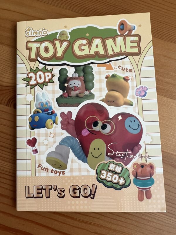 WhimsiPlay Carnival: Toy Game Sticker Book